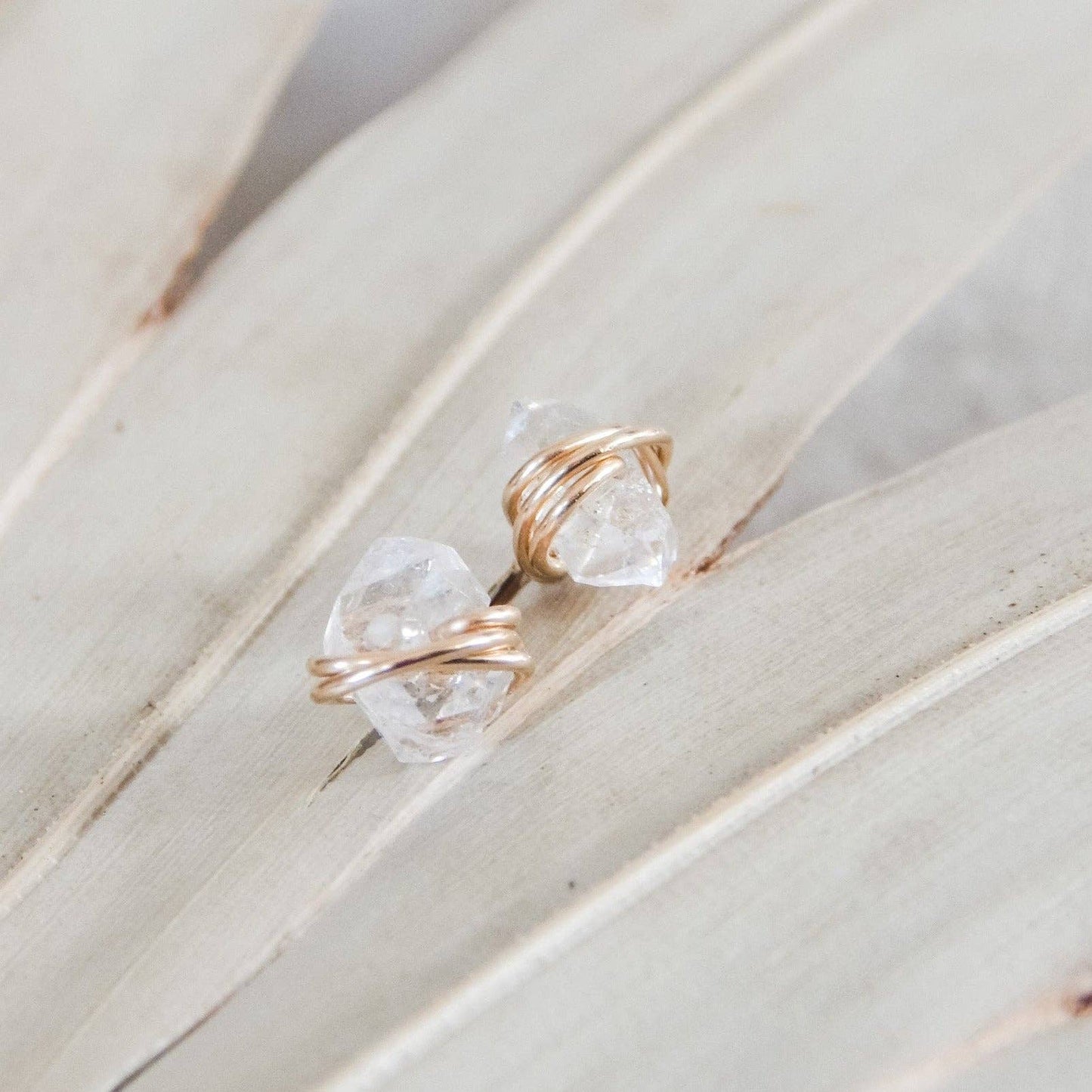 Herkimer Diamond Stud Earrings