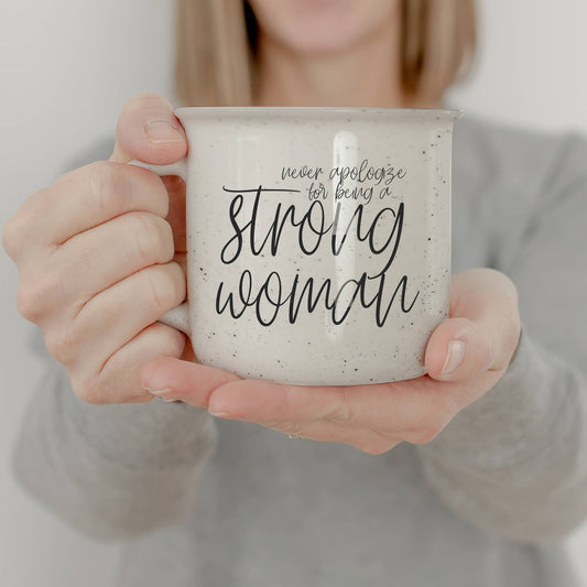 Strong Woman Campfire Style Mug