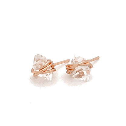 Herkimer Diamond Stud Earrings