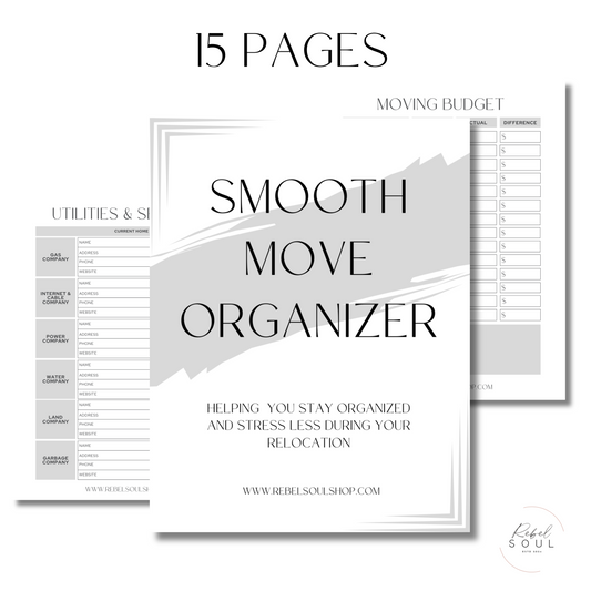 Smooth Move Organizer Digital Download