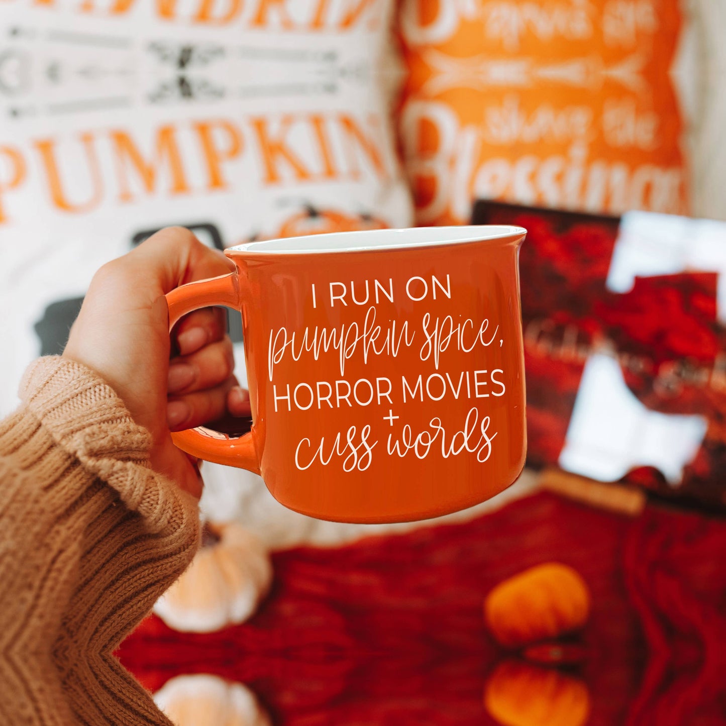 I Hate Pumpkin Spice Campfire Style Mug