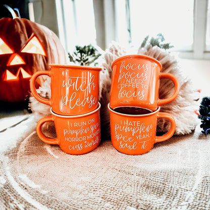 I Hate Pumpkin Spice Campfire Style Mug